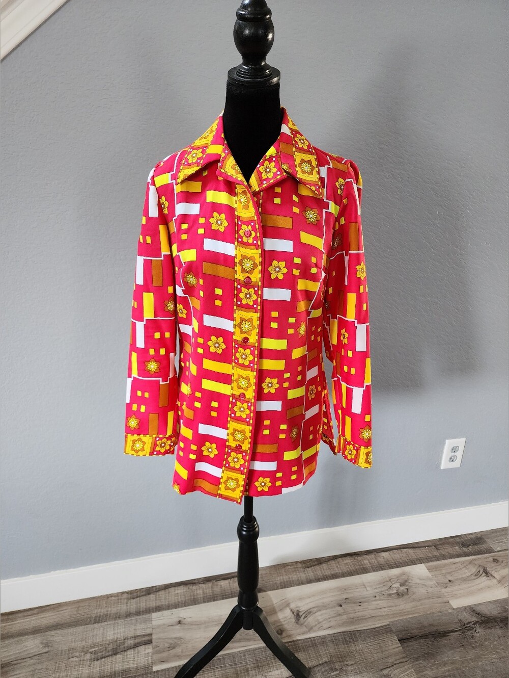 Vintage Alex Colman Ca  1970 Womens Shirt